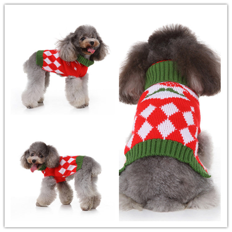 Pet supplies dog clothes sweater autumn clothes