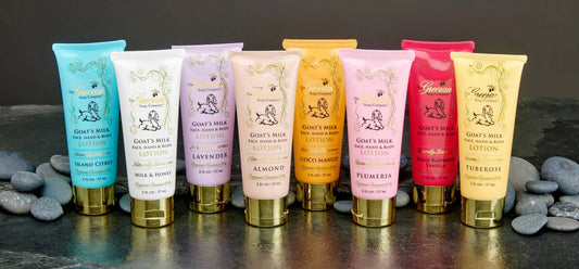 Organic Goats Milk Lotion Tubes
