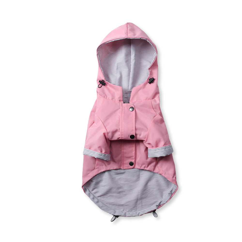 Windproof and rainproof pet jacket