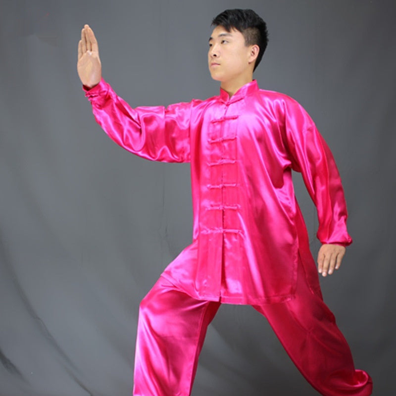 Simple And Casual Men's Tai Chi Training Suit