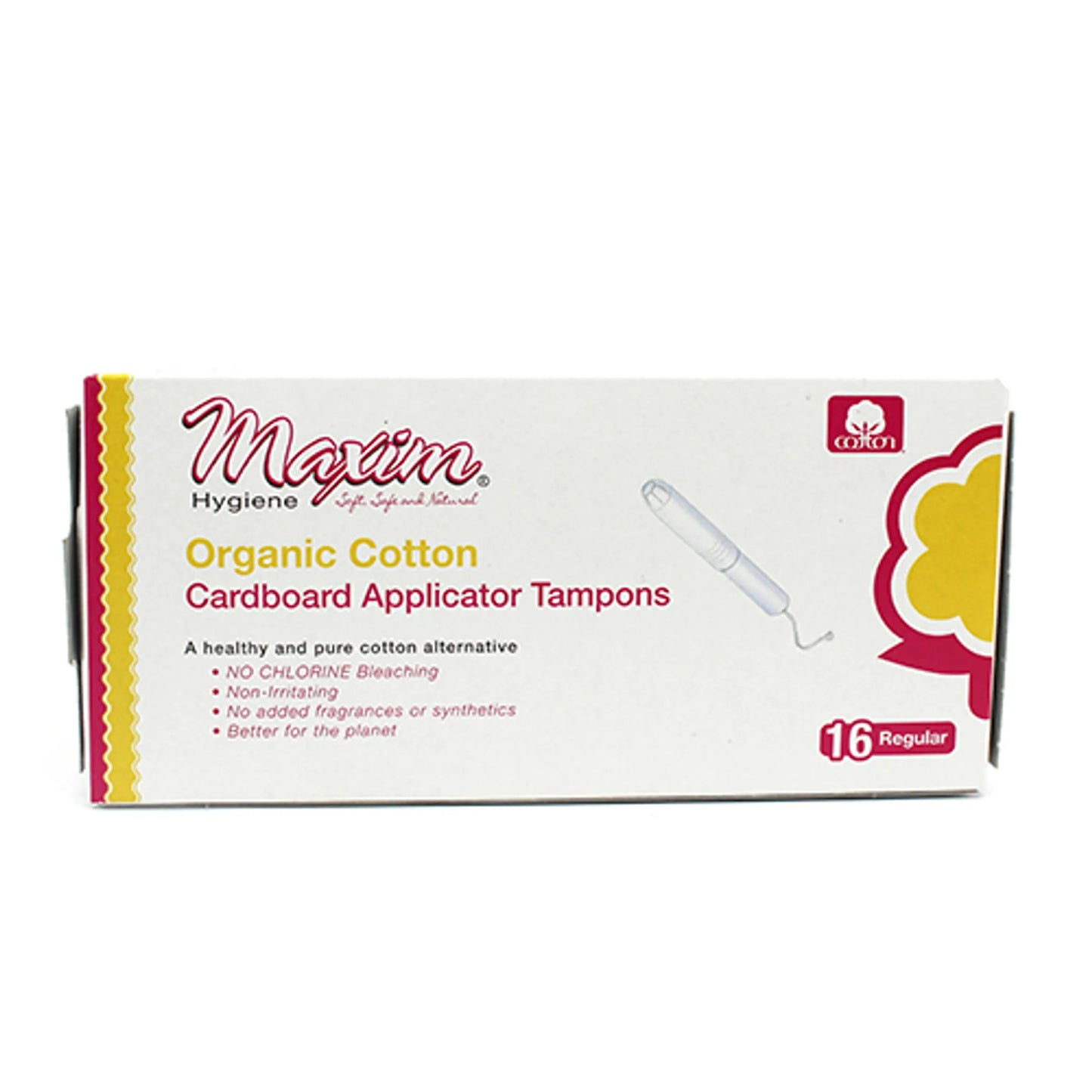 ORGANIC CRDBRD APPL TAMPON - Applicator: Cardboard