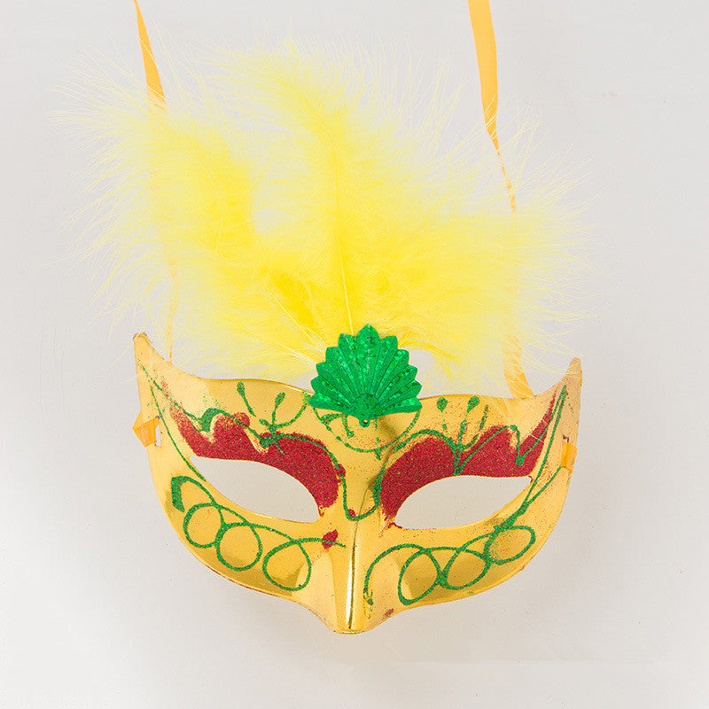 Feather glow headgear