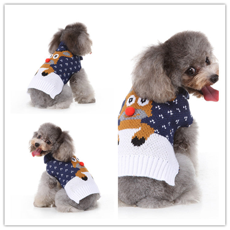 Pet supplies dog clothes sweater autumn clothes