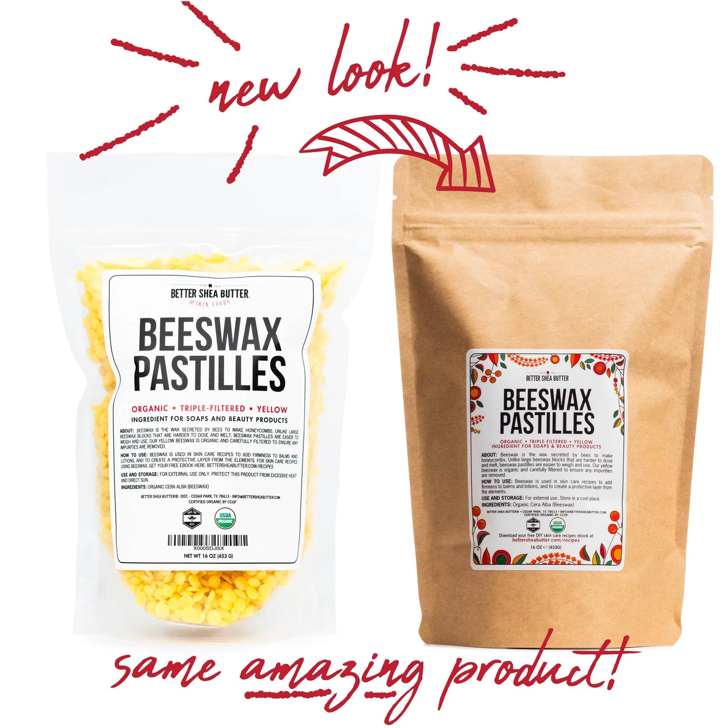 Organic Beeswax Pastilles