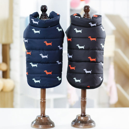 Small and medium pet cotton coat