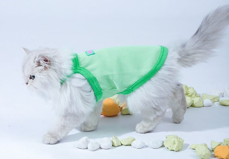 Kitty Clothes Summer Thin Pet Vest