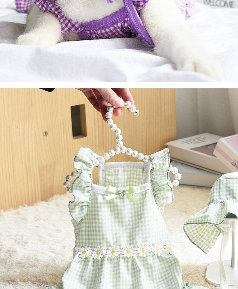 Pet Clothes Cat Summer Thin Vest Sling