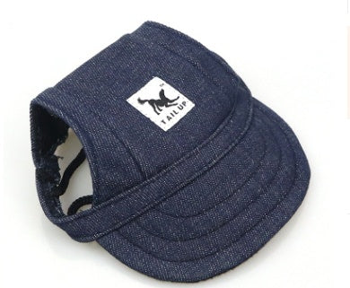 Pet Supplies New Fashionable Oxfordand Dog Costume Hat Baseball Outdoor Tourist Sun Hat