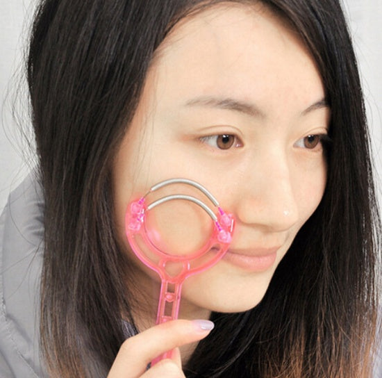 Bouncing face hair remover
