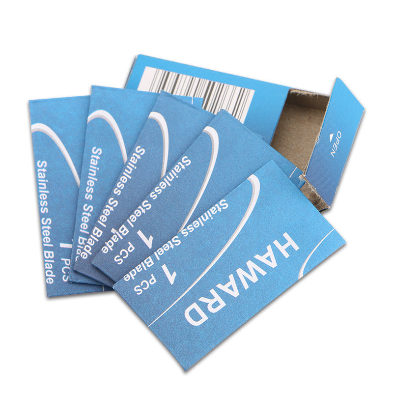 double-sided safe blade for manual razor