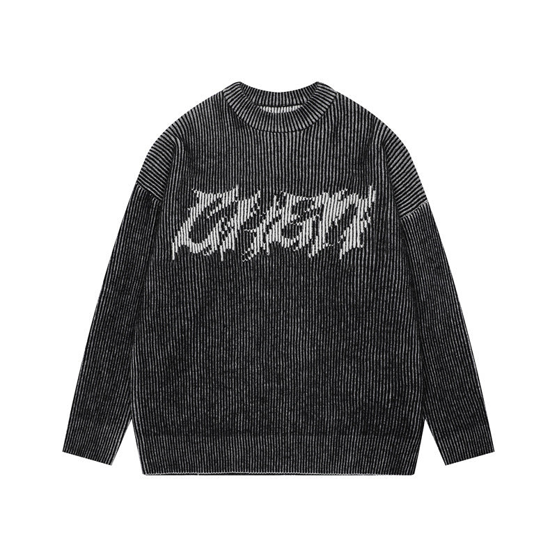 Men's New Fashion Loose Cool Knitted Sweater