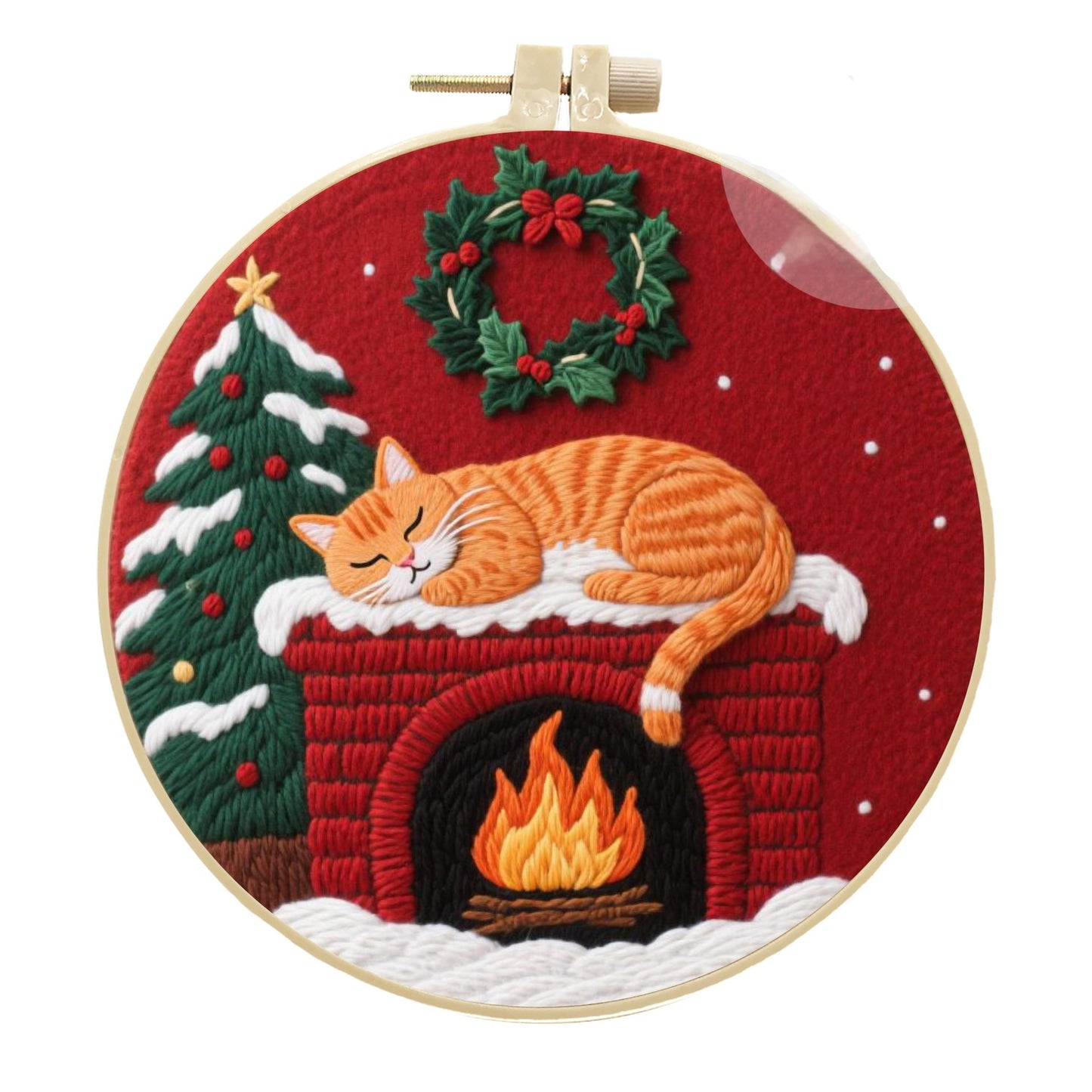 Cat Handmade Embroidery Diy Material Package
