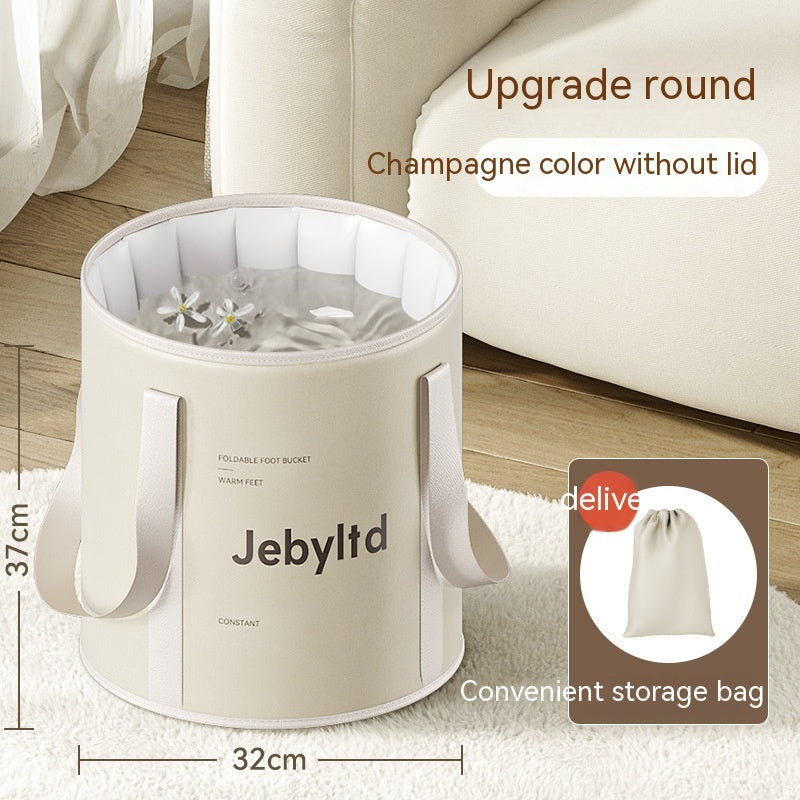 Household Folding Foot Bath Bag High Depth Over Calf Portable
