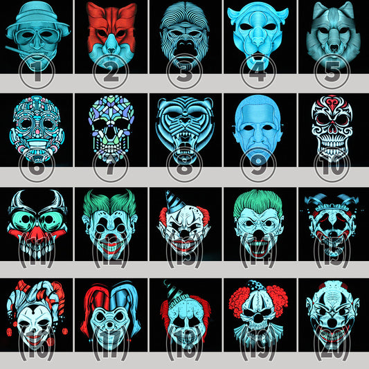 Luminous film mask