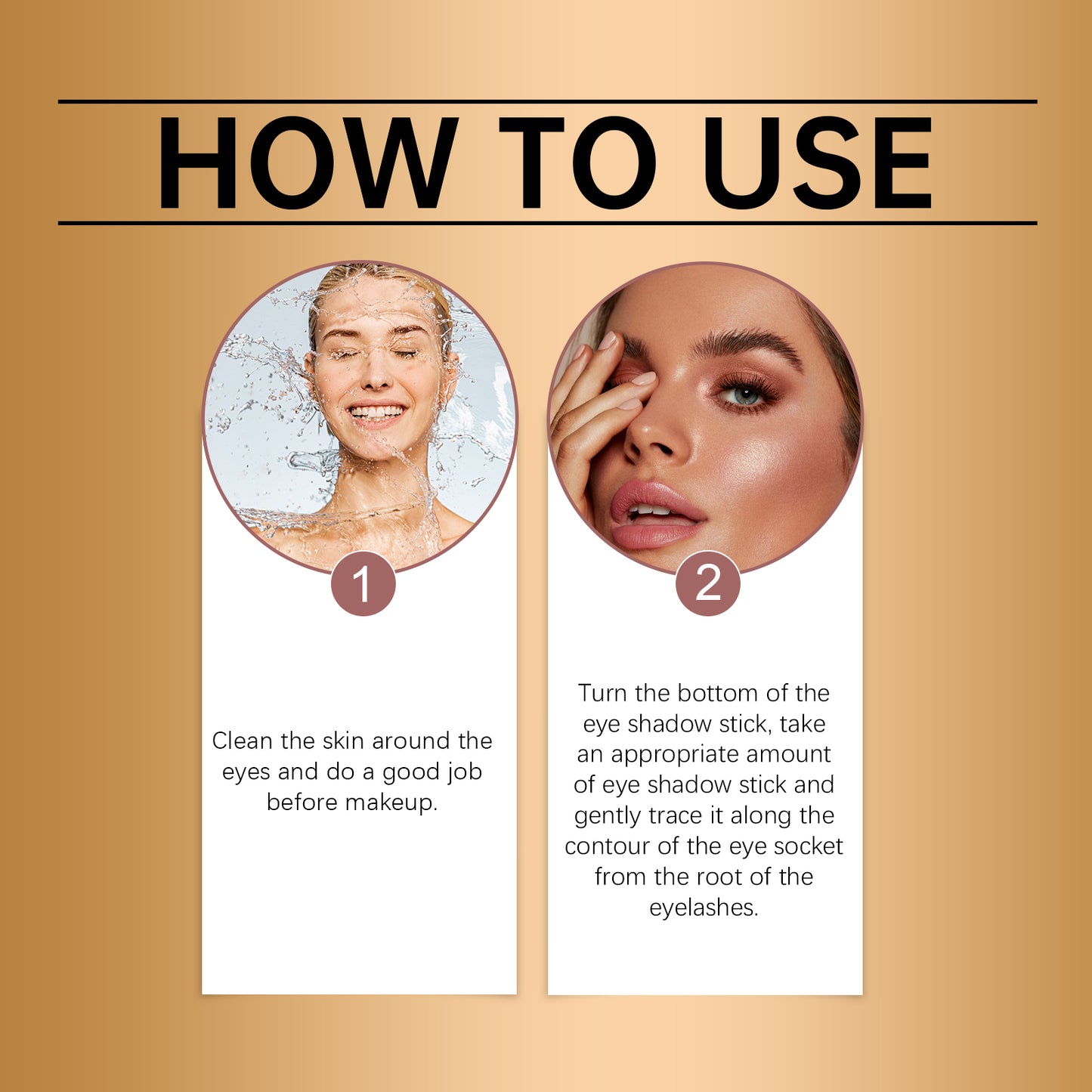 Eyeshadow Stick Series Matte Cream Holding Makeup Color, Easy To Use Eyeshadow Stick