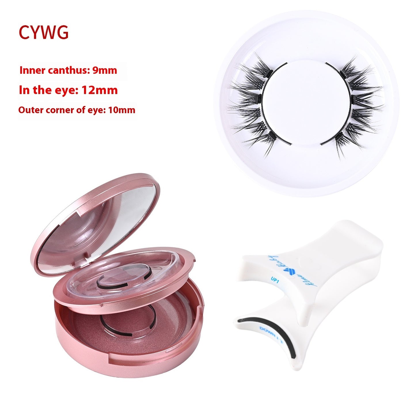 Magnetic Glue-free Three False Eyelashes Suit Collection Use Natural Simulation Long-lasting