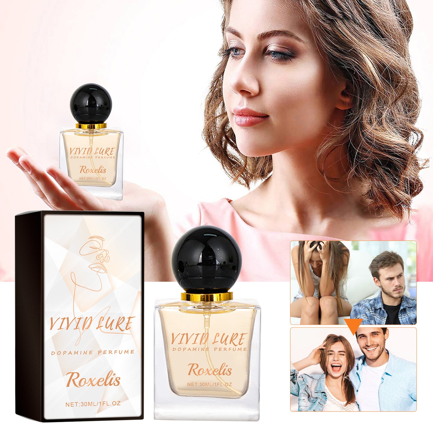 Dopamine Perfume, Natural Fragrance Fruit Light Fragrance Couples Dating Niche Atmosphere Perfume Lasting Fragrance Perfume