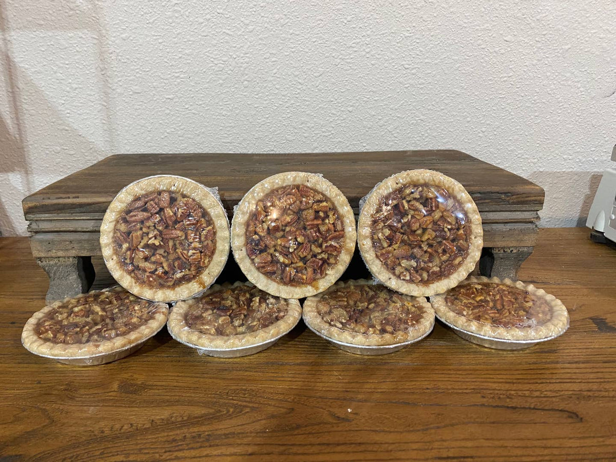 Chocolate Bourbon Pecan Mini Pie - 4 Inch Mini Pie