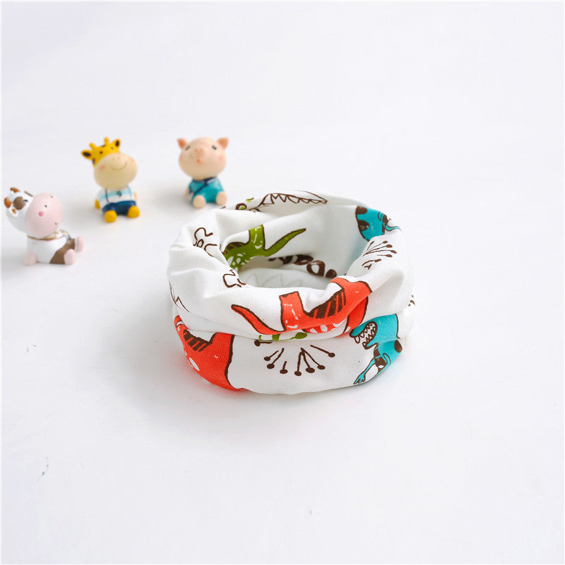 Boys' Casual Cotton Warm Printed Scarf