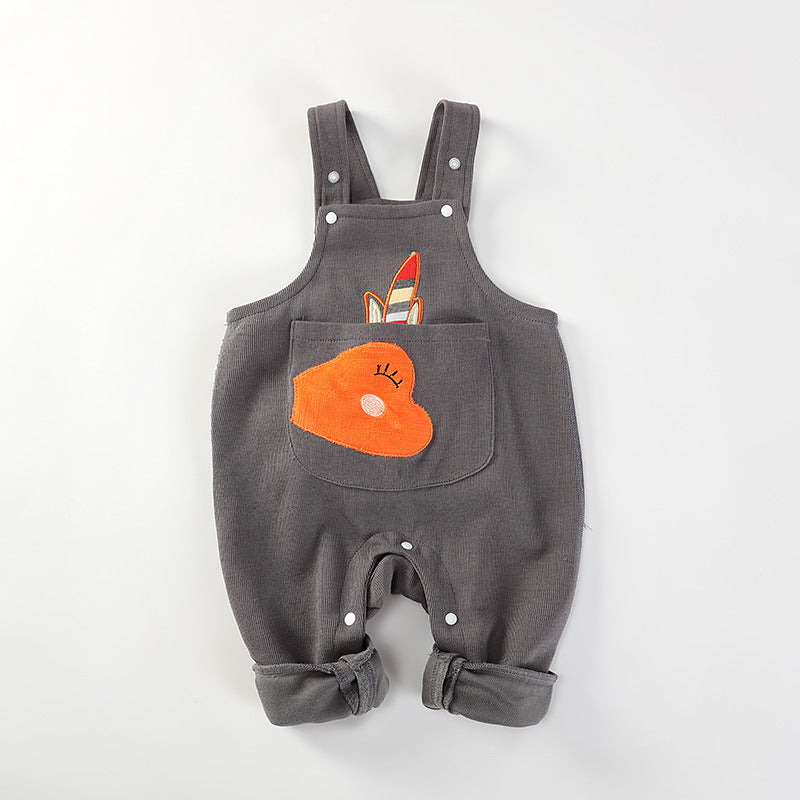 Girls' Loose High Stretch Jumpsuit