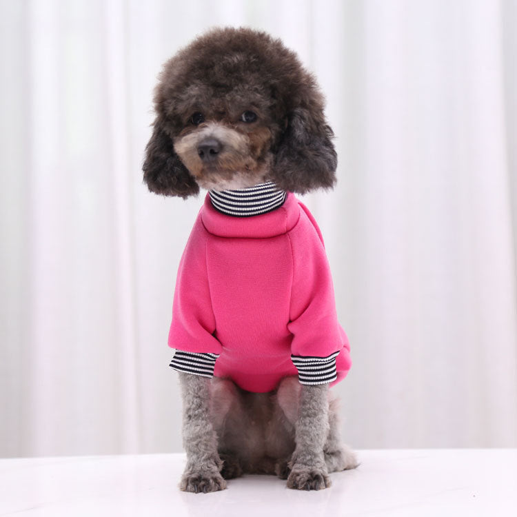 Tractionable Reflective Sweater Night Walking Dog Cat Pet Clothes
