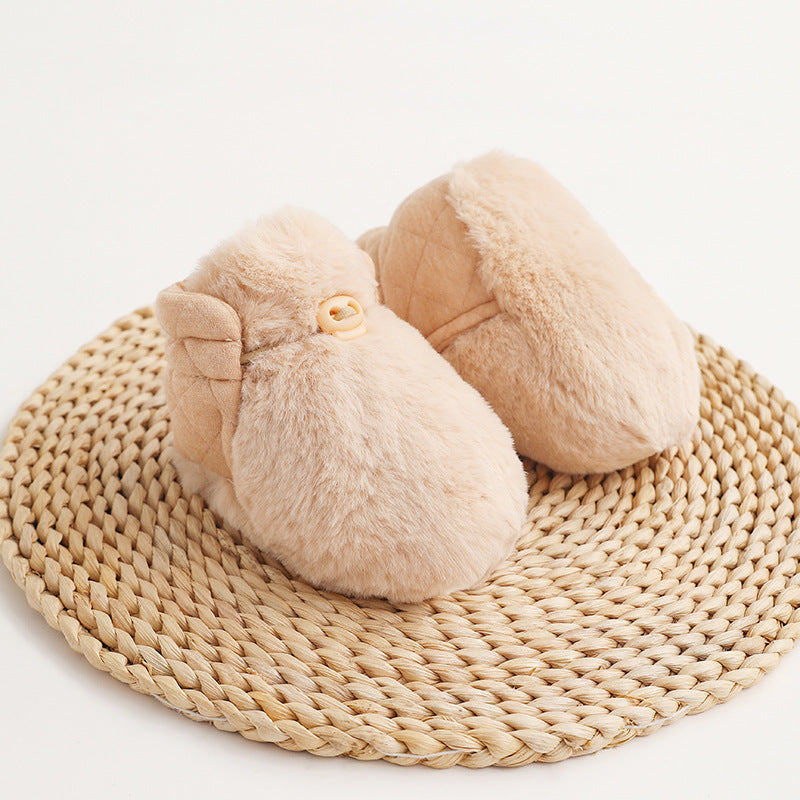 Fallwinter Soft-soled Anti-fall Warm Baby Toddler Shoes