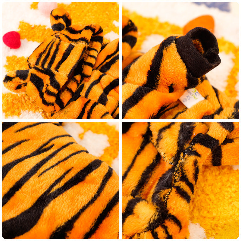 French Bulldog Plush Pajamas For Autumn And Winter Dog Clothes