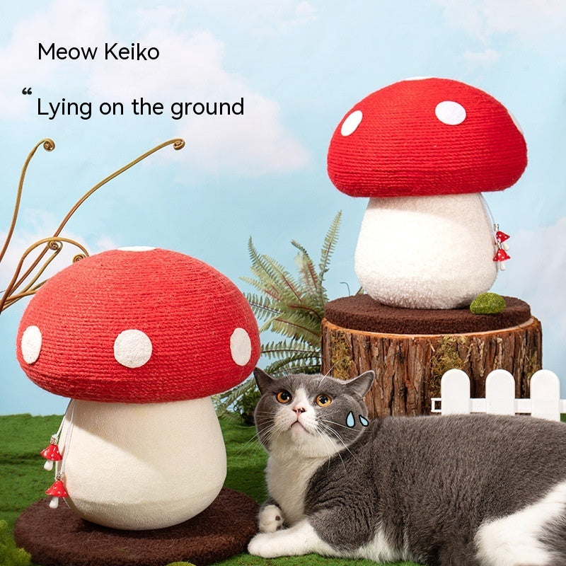 Cat Scratch Board Mushroom-shaped Sisal Vertical Wear-resistant