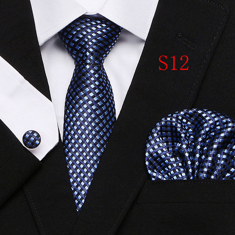 Paisley Series European And American Fashion Tie Three-piece Suit