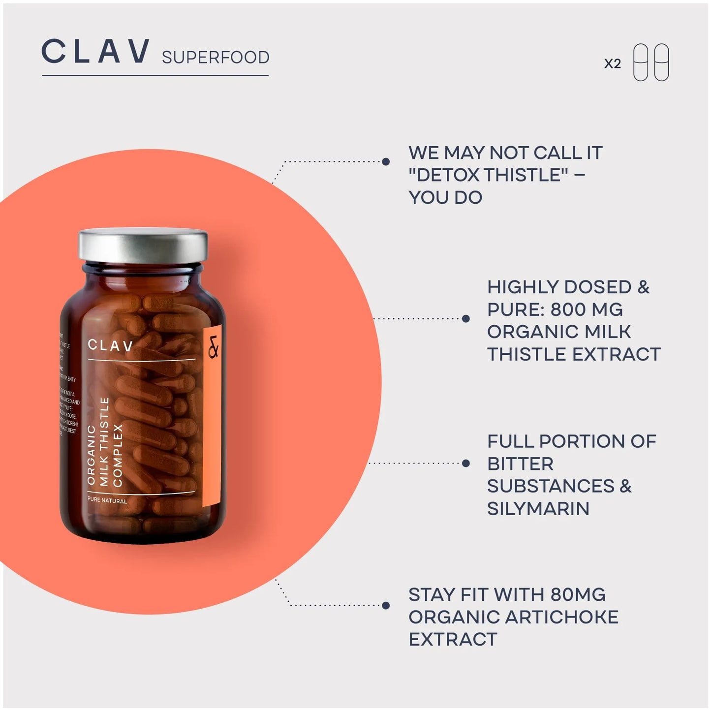 Organic Milk Thistle & Artichoke Extract Complex