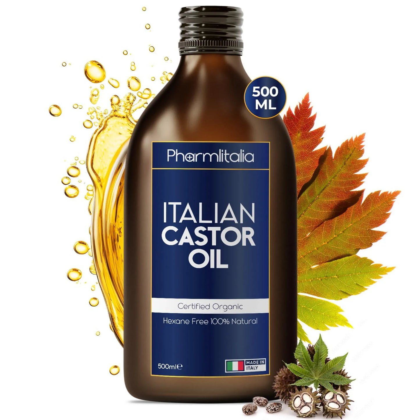 Cold Pressed Organic Castor Oil