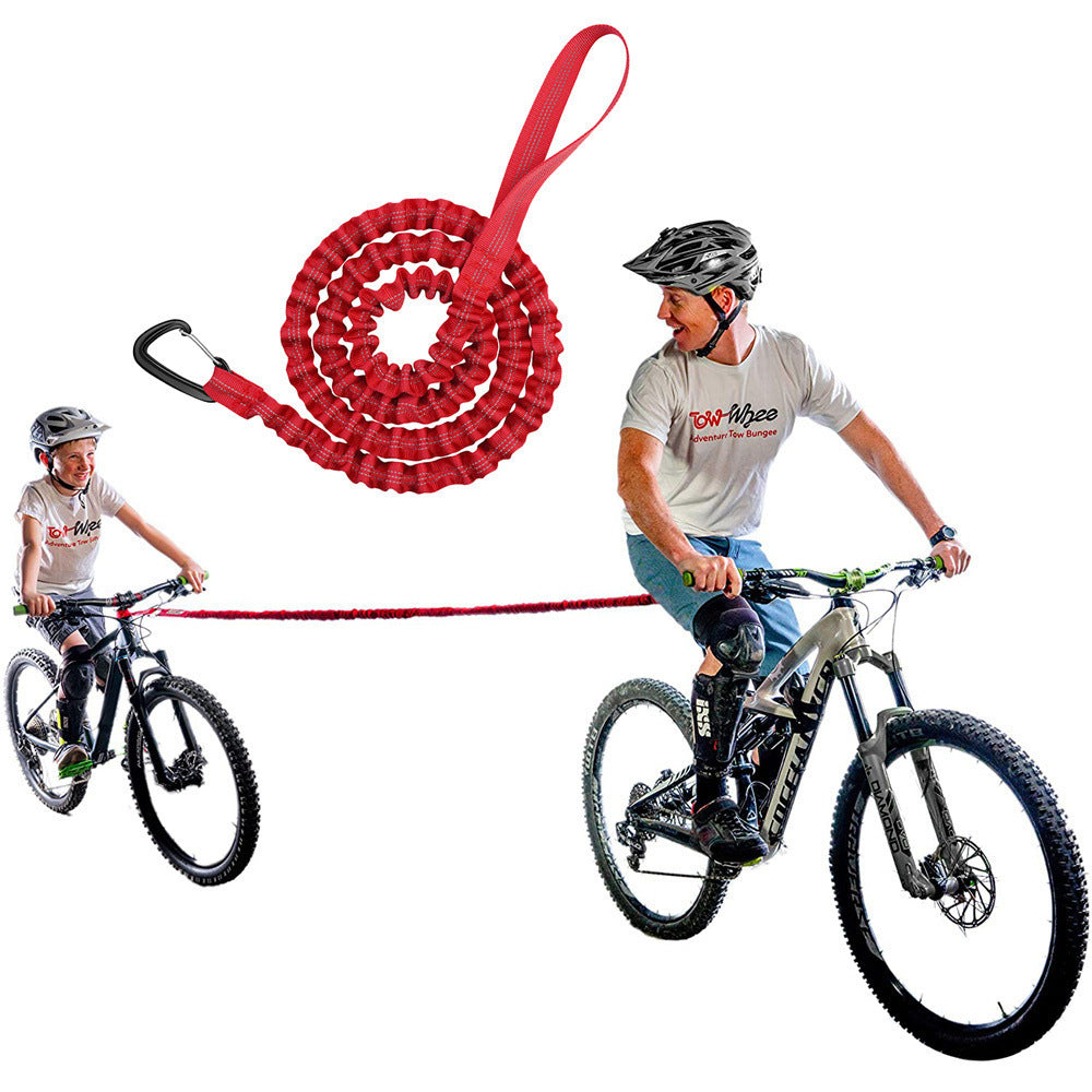 Bicycle Traction Mountain Bike Parent-child Pull Portable Trailer Rope