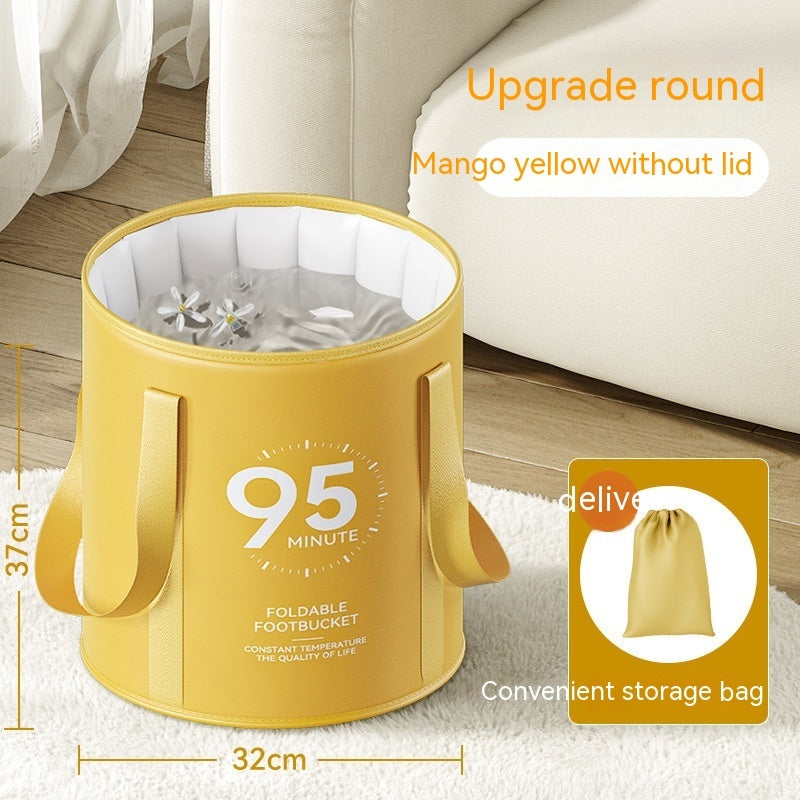 Household Folding Foot Bath Bag High Depth Over Calf Portable