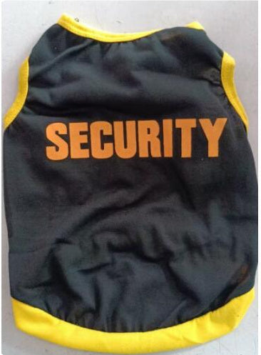 Cotton printed security small dog pet vest