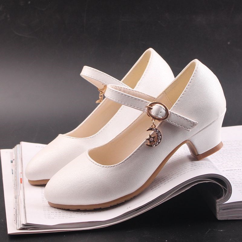 Korean Crystal Performance Children's Single-layer Shoes
