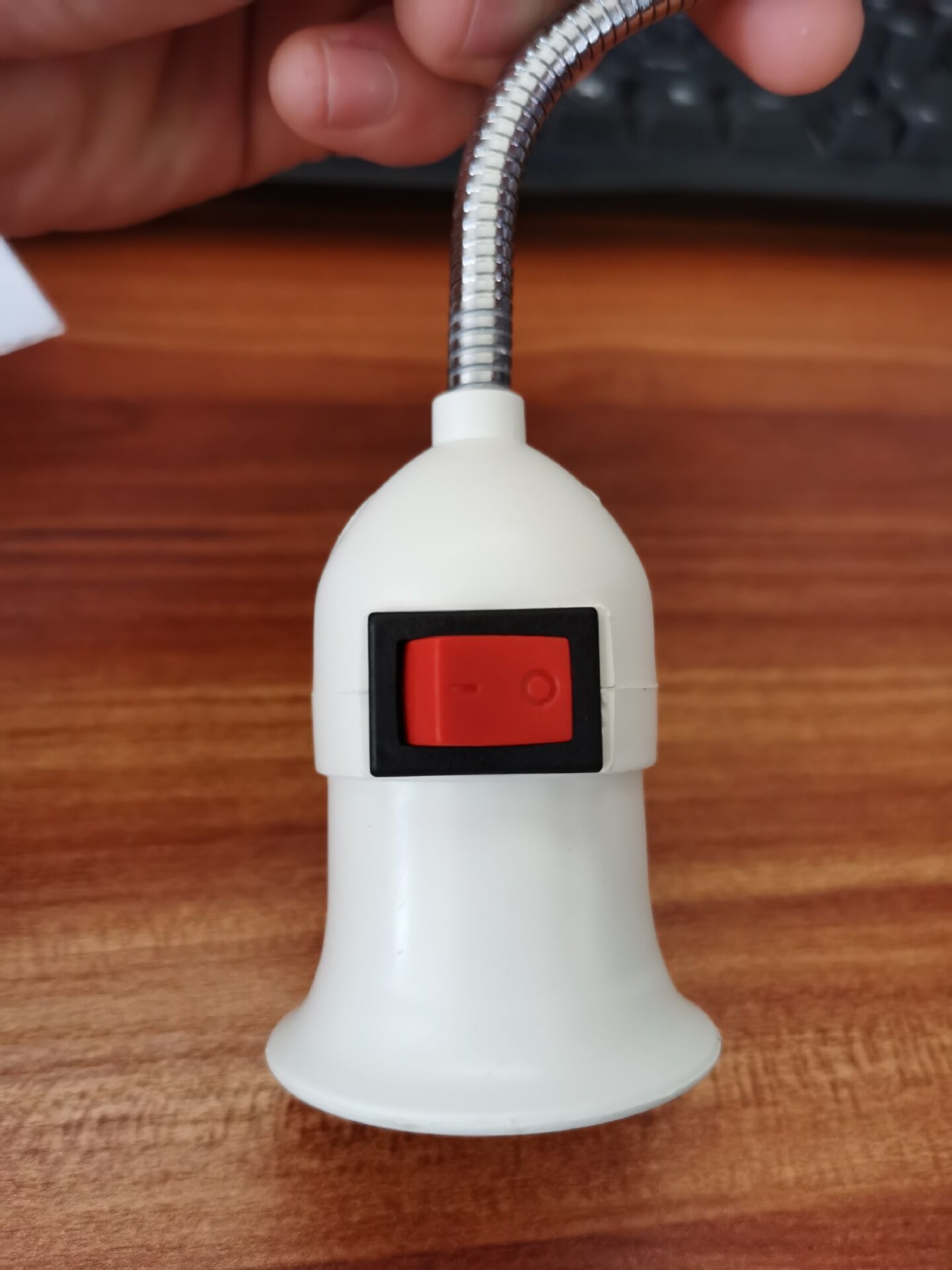 Household E27 Screw Universal Hose Lamp Holder Wiring Free Plug-in