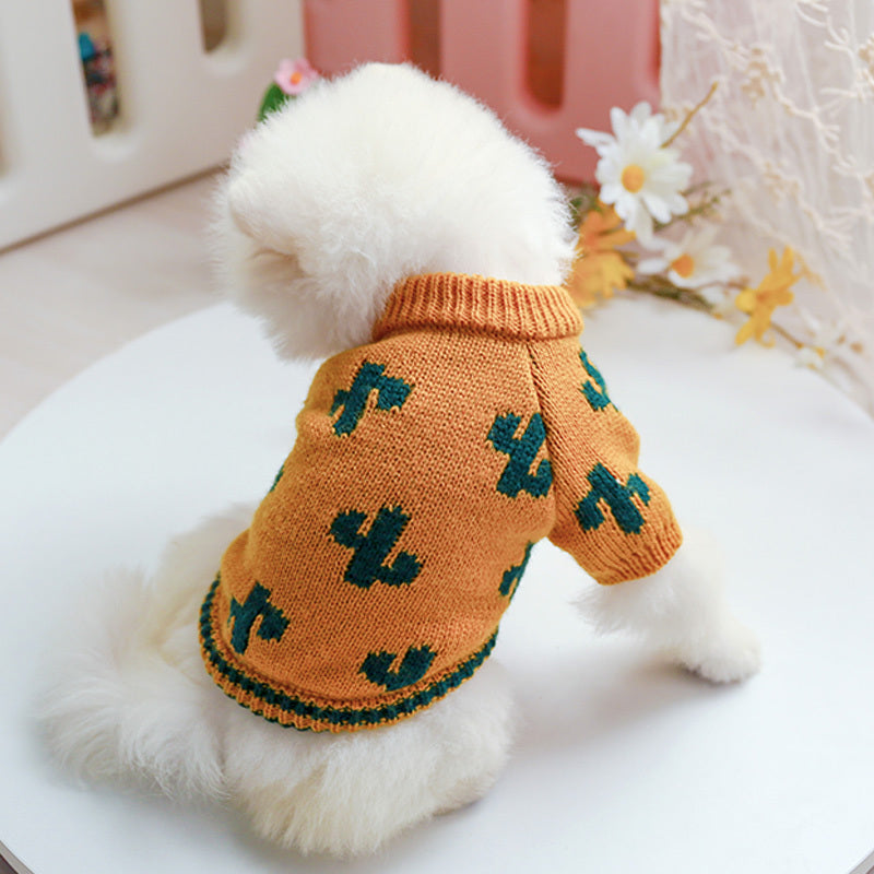 Autumn And Winter Sweater Warm Thick Pet Clothing