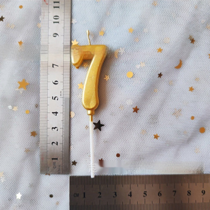 Digital Candle Birthday Cake Baking Decoration