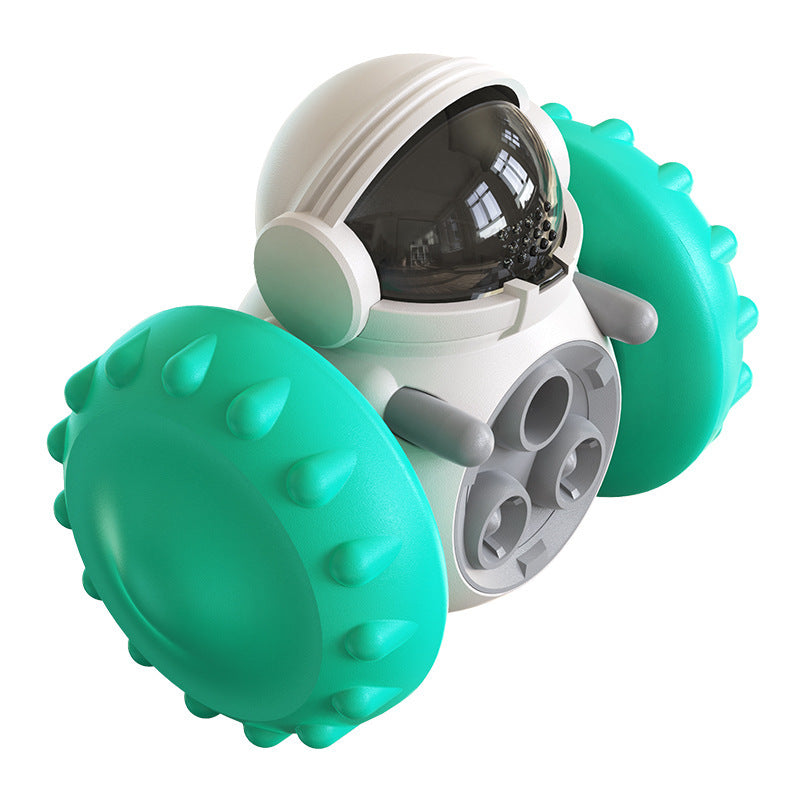 Leakage Food Feeder Tumbler Ball Balance Car Dog Toy