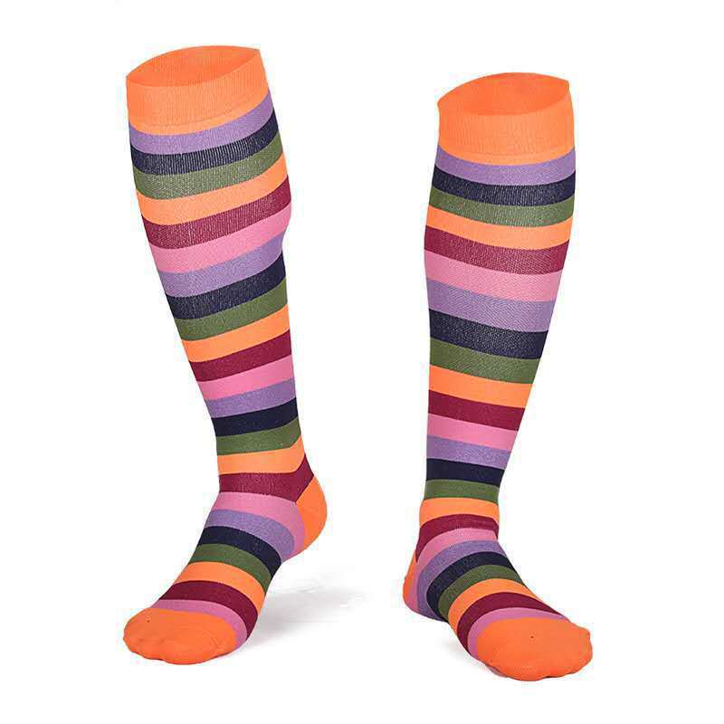 Men's And Women's Running Colored Pressure Socks