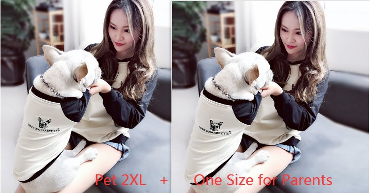Dog Clothing Korean Style Long-sleeved T-shirt