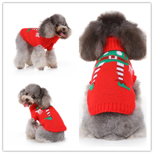 Pet supplies dog clothes sweater autumn clothes