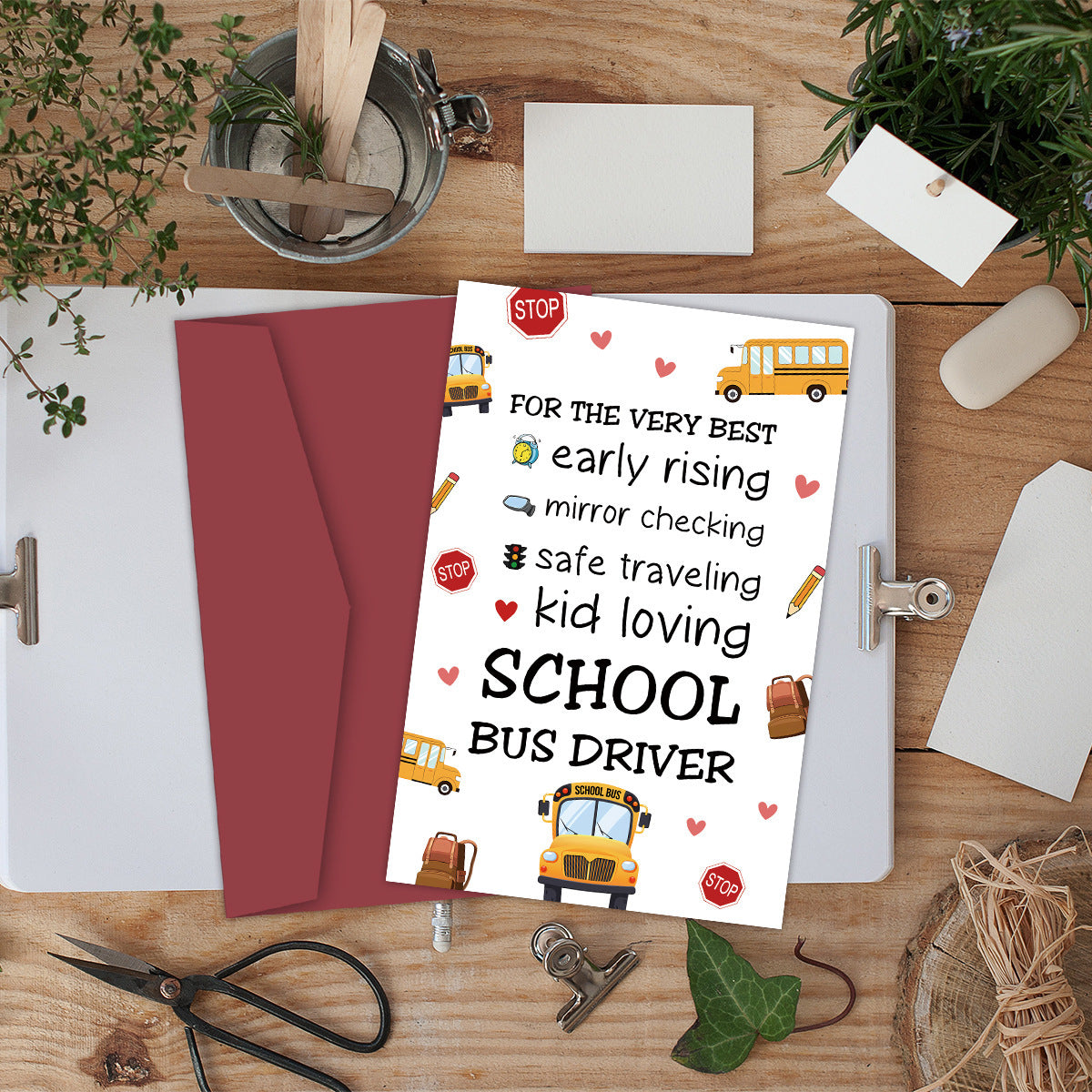 Birthday And Holiday Greeting Card With Envelope Text Card Gift
