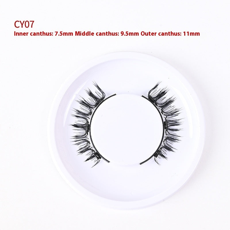 Magnetic Glue-free Three False Eyelashes Suit Collection Use Natural Simulation Long-lasting