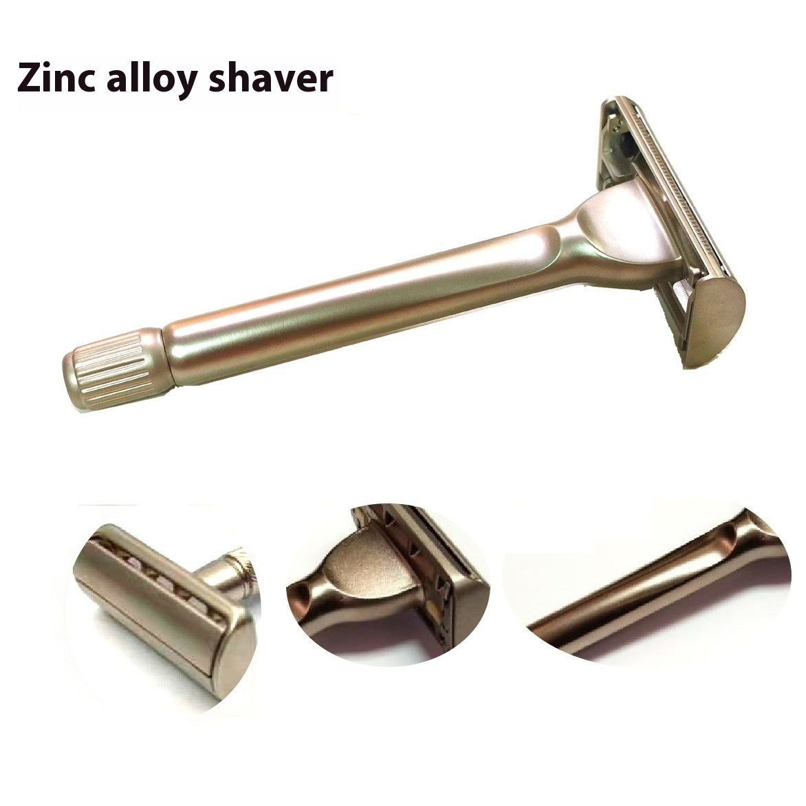 Men's Rotary Butterfly Cutter Head Manual Shaver Scratch-proof Design