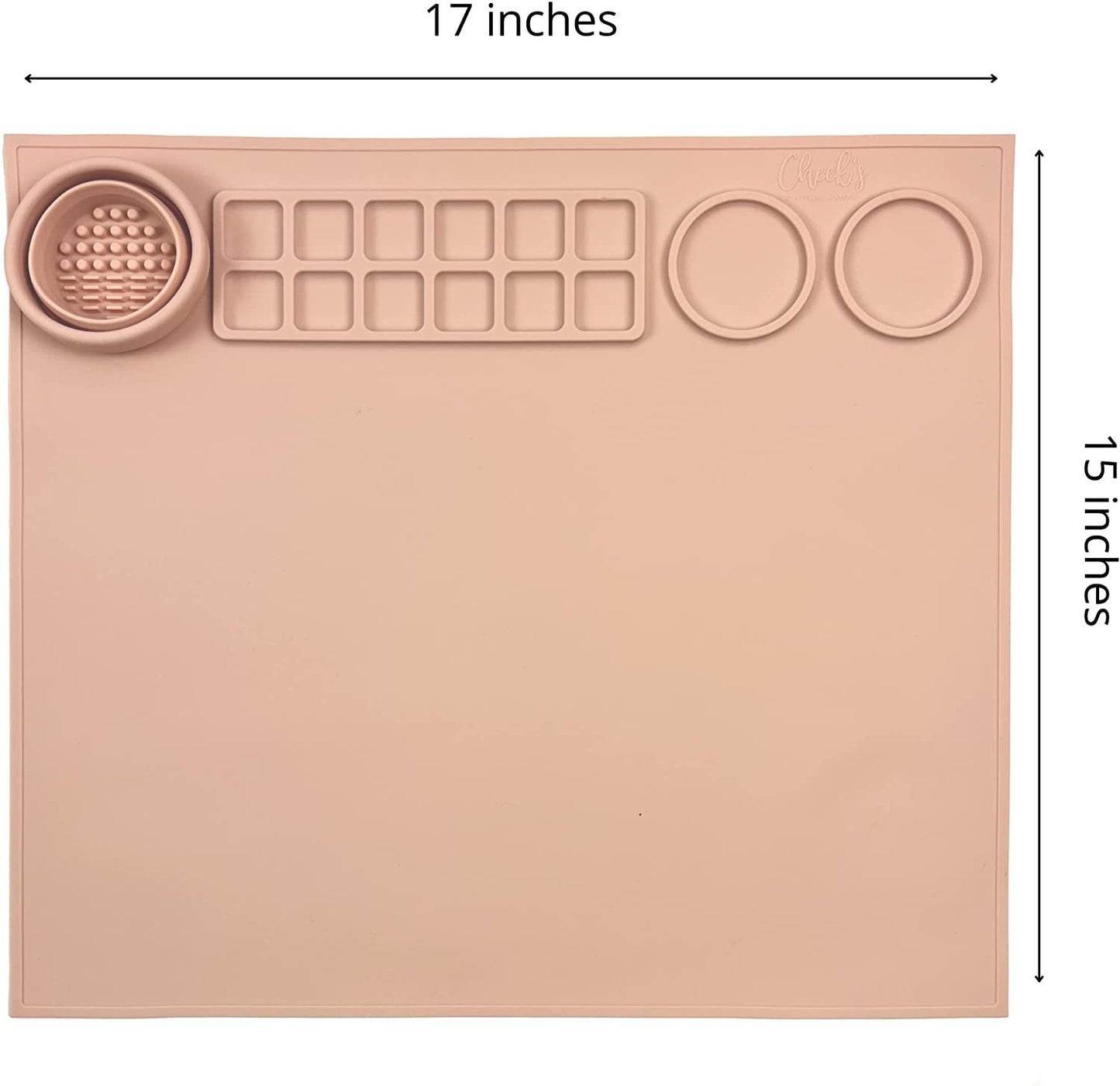 Silicone Painting Mat Kids Graffiti Painting Clay Mat