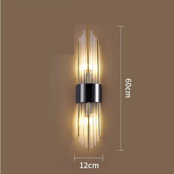 Crystal Wall Lamp Living Room Background Wall Stairs Aisle Light
