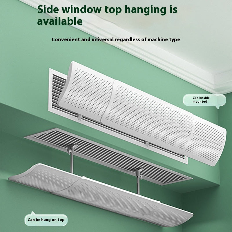 General-purpose Central Air Conditioning Duct Air Conditioning Air Outlet Anti-straight Blowing Wind-guiding Hood