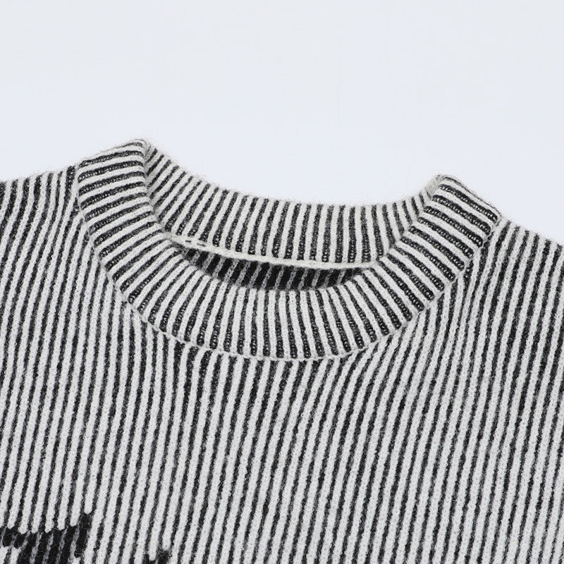 Men's New Fashion Loose Cool Knitted Sweater