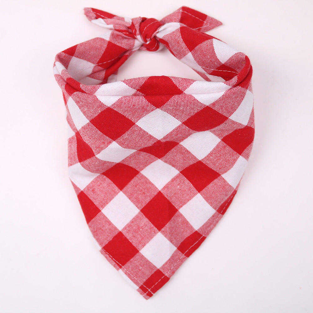 Pet Triangle Towel Big Dog Saliva Towel Classic